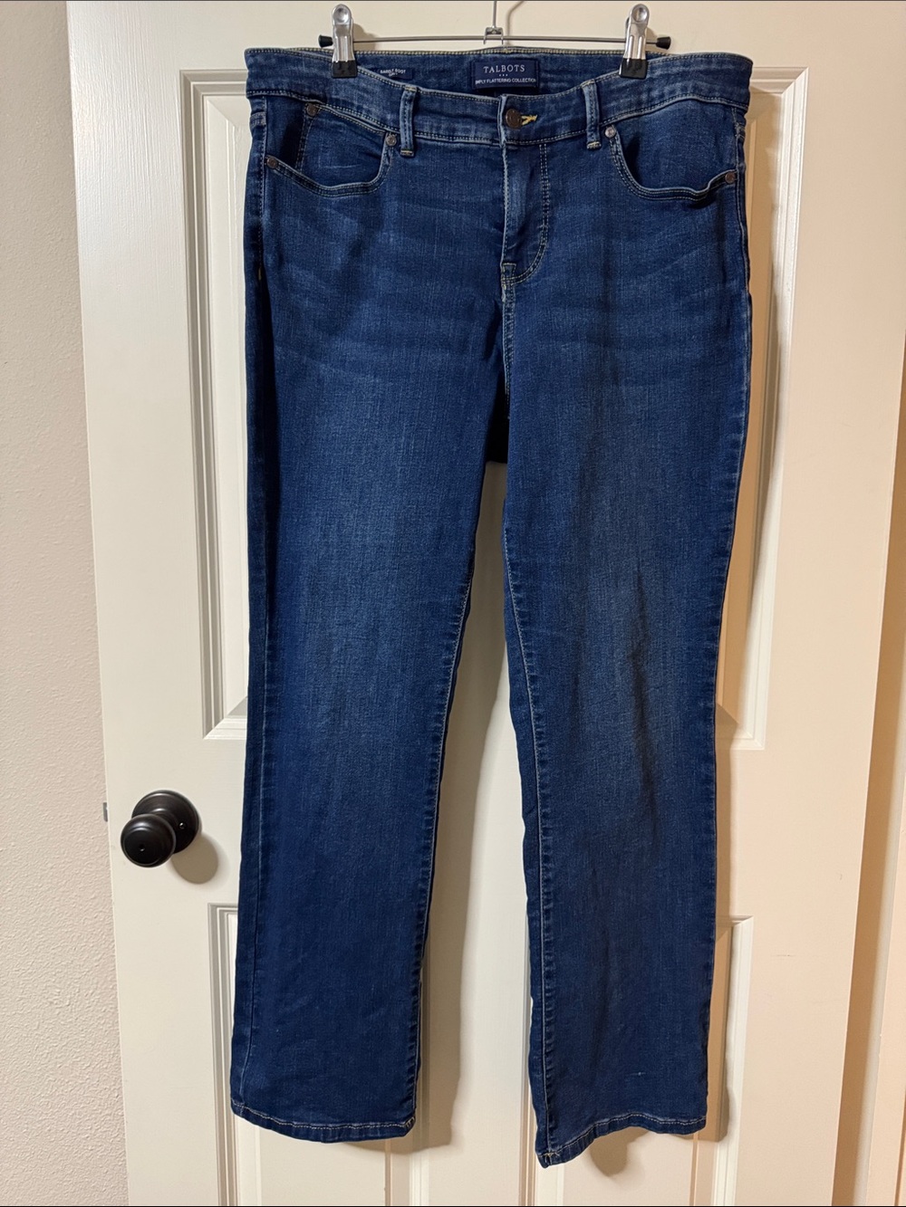 Talbots Dark Indigo Barely Boot Jeans